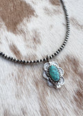 Turquoise Flower Pendent