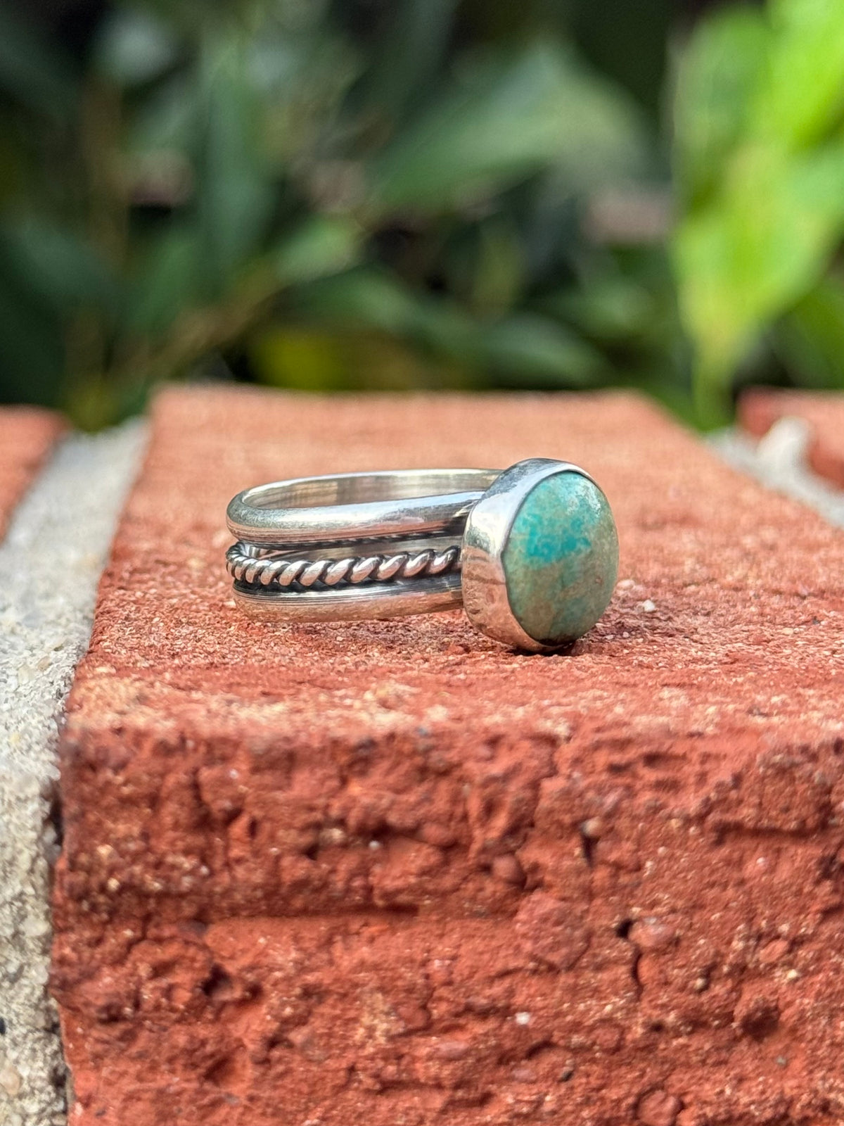 Circle Turquoise Ring