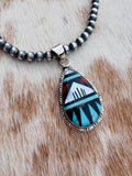 Teardrop Inlay Pendant