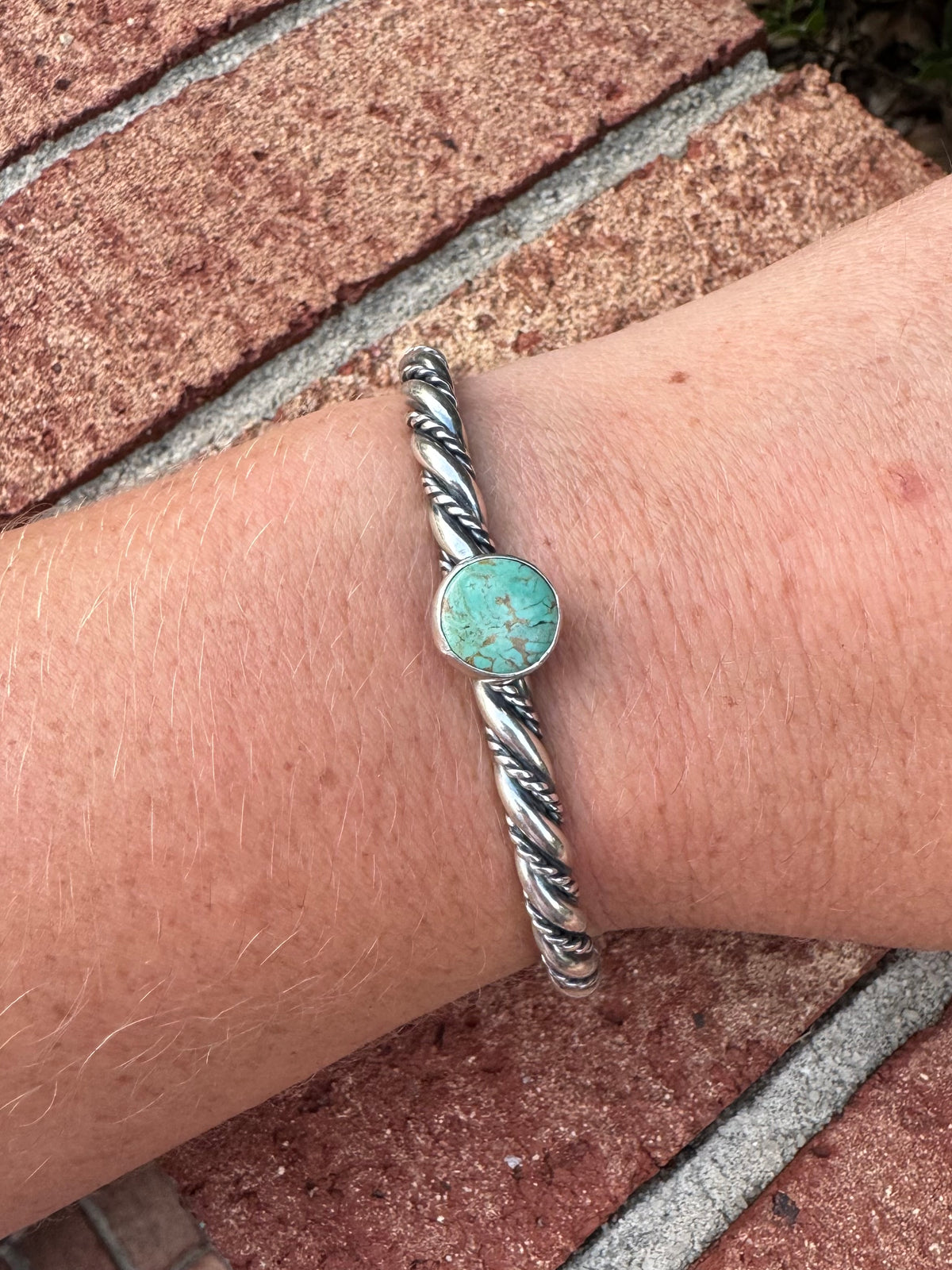 Turquoise Twisted Cufff