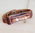 Earth Regalite Leather Cuff