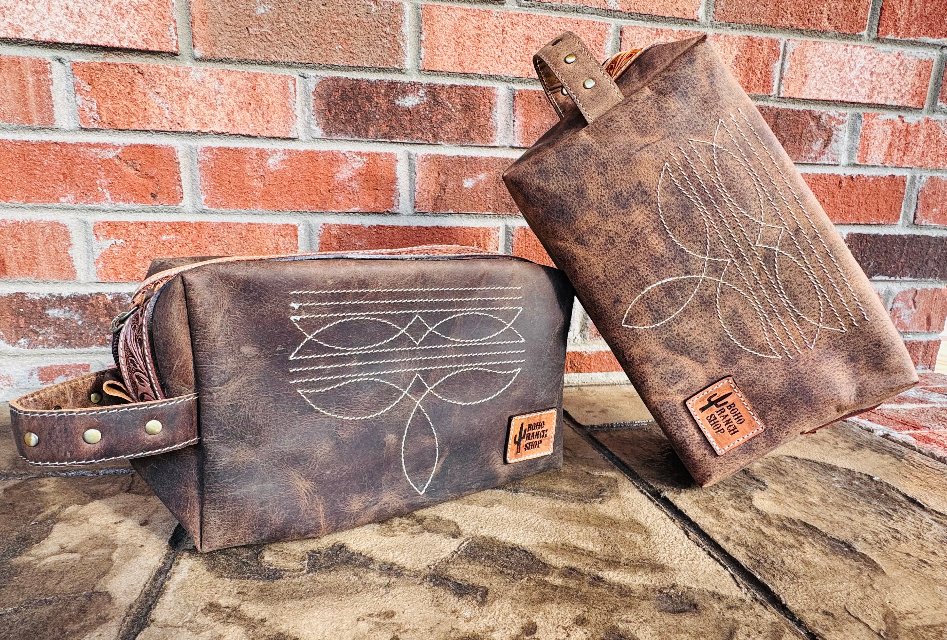 Boot Stitch Toiletry Bag
