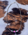 Cotton Candy Stone Necklace