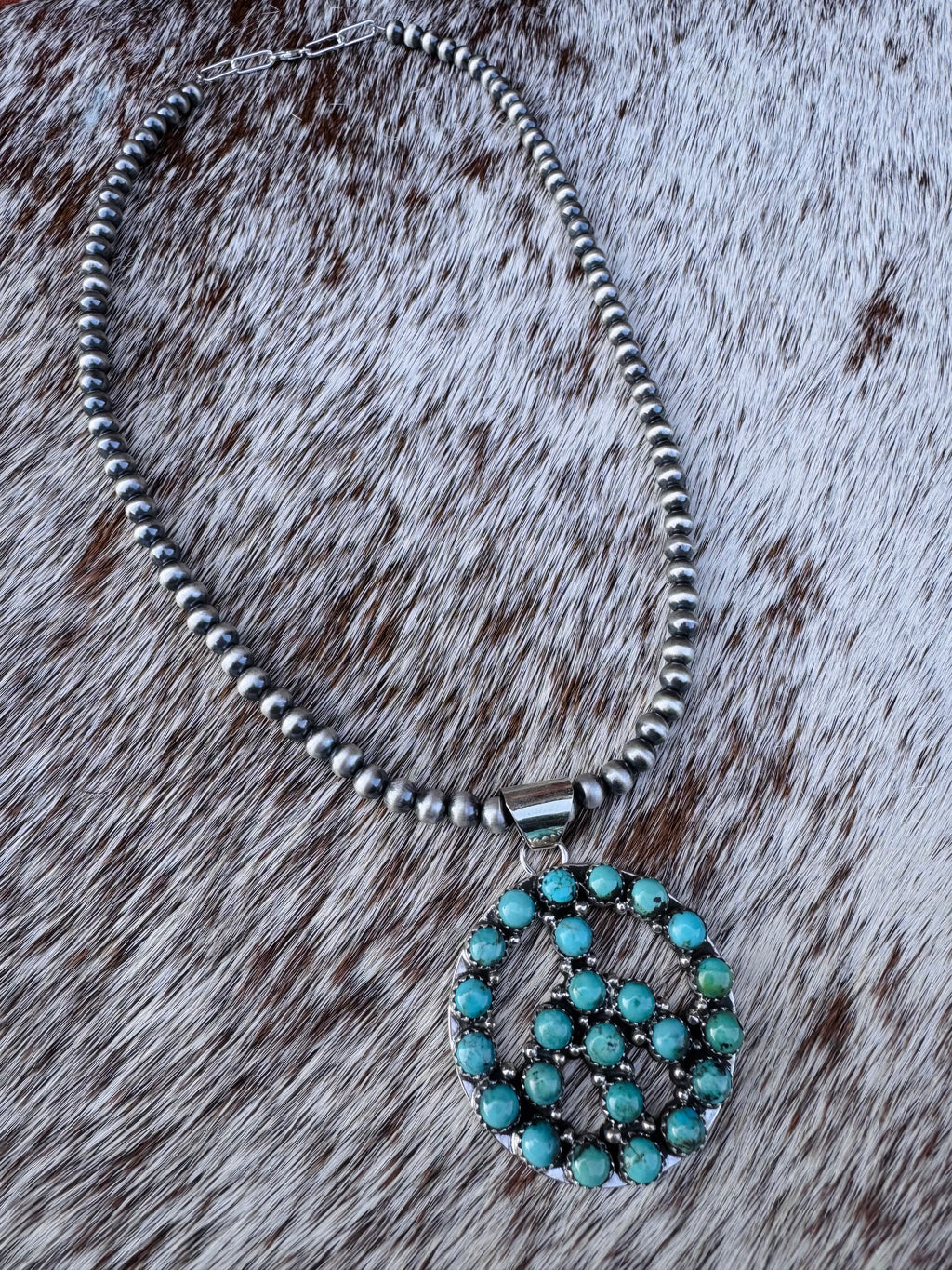 Turquoise Peace Pendant