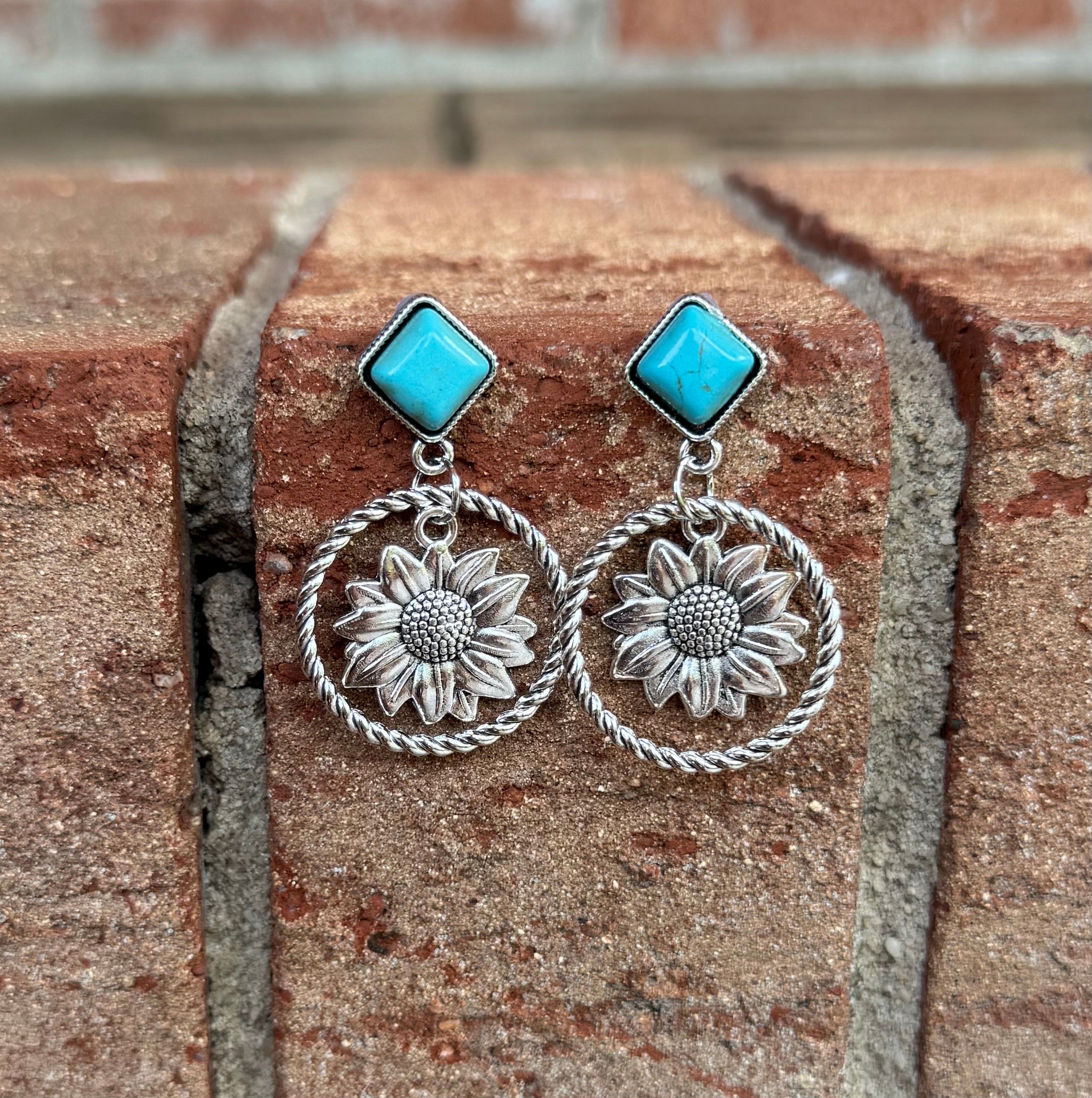 Sunflower Earrings