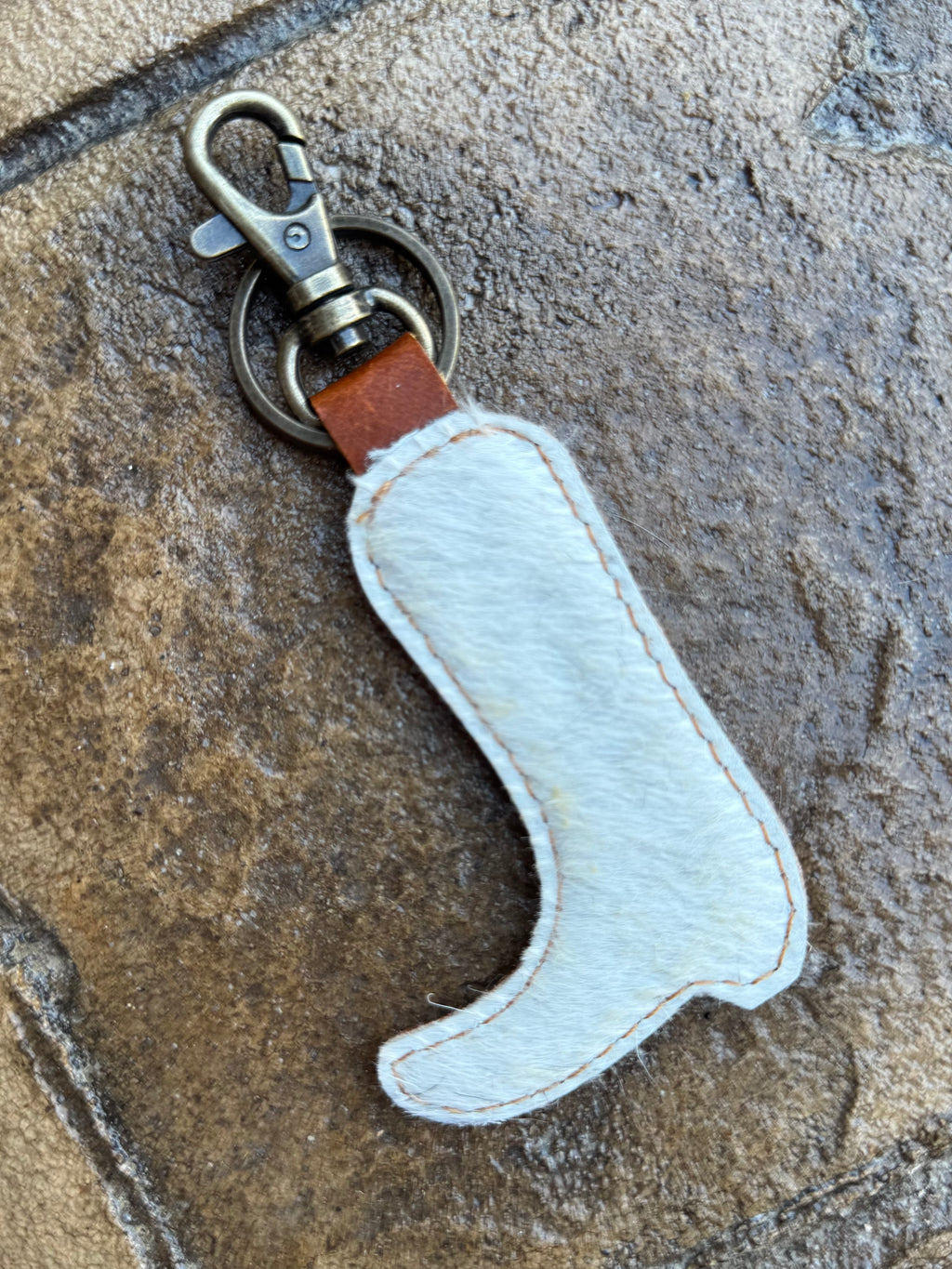 Cactus Boot Keychain