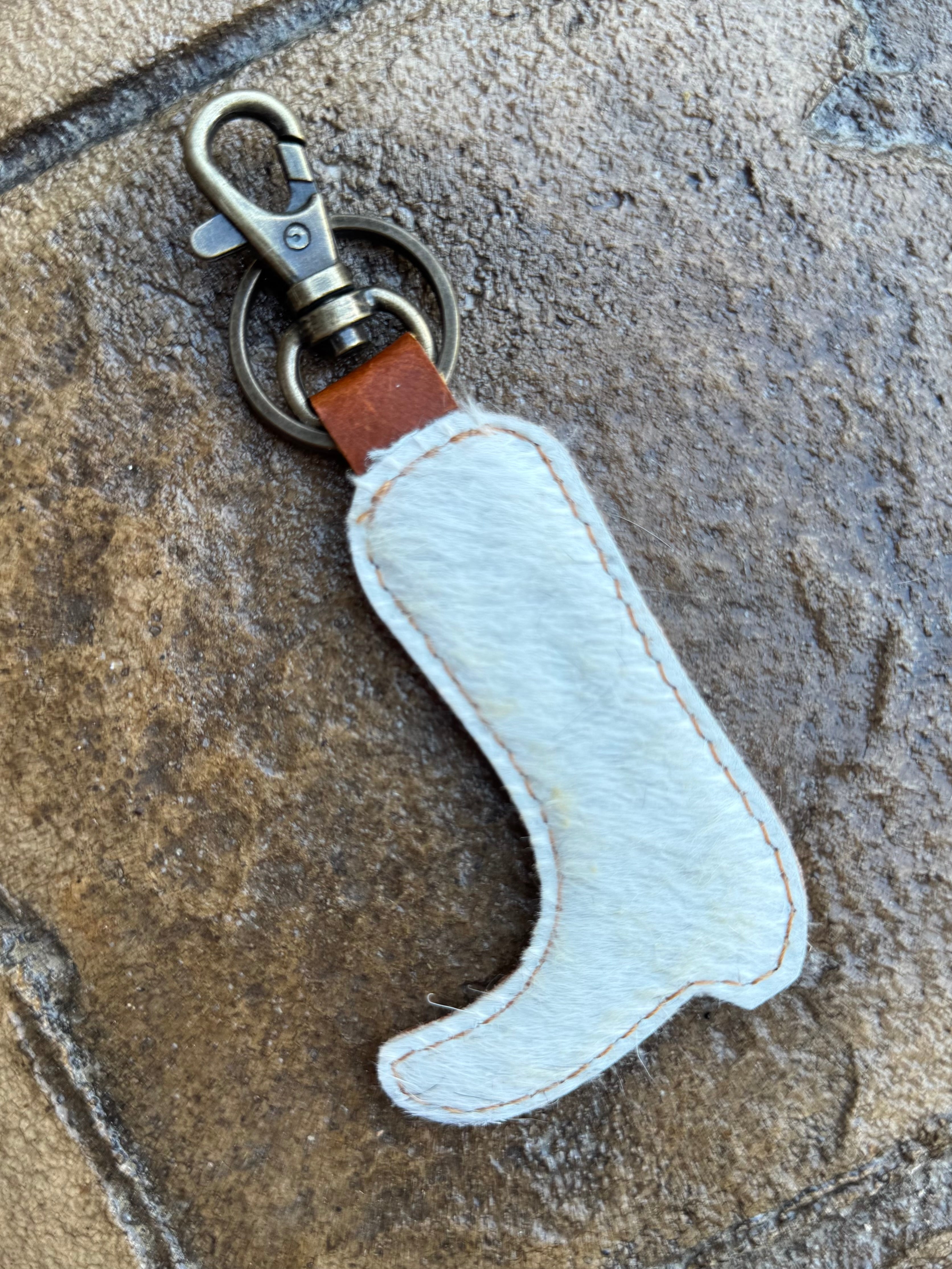 Cactus Boot Keychain