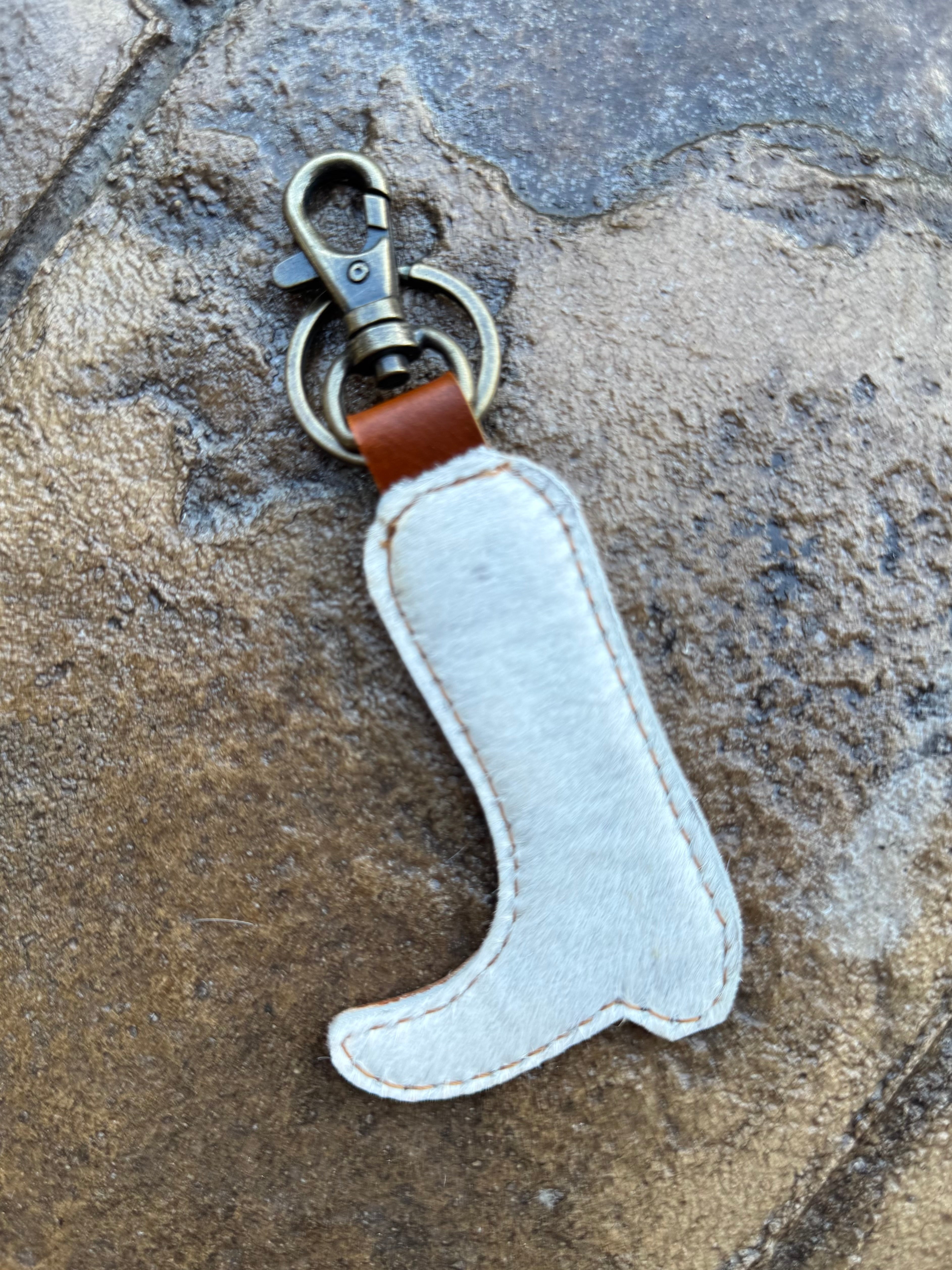 Cactus Boot Keychain