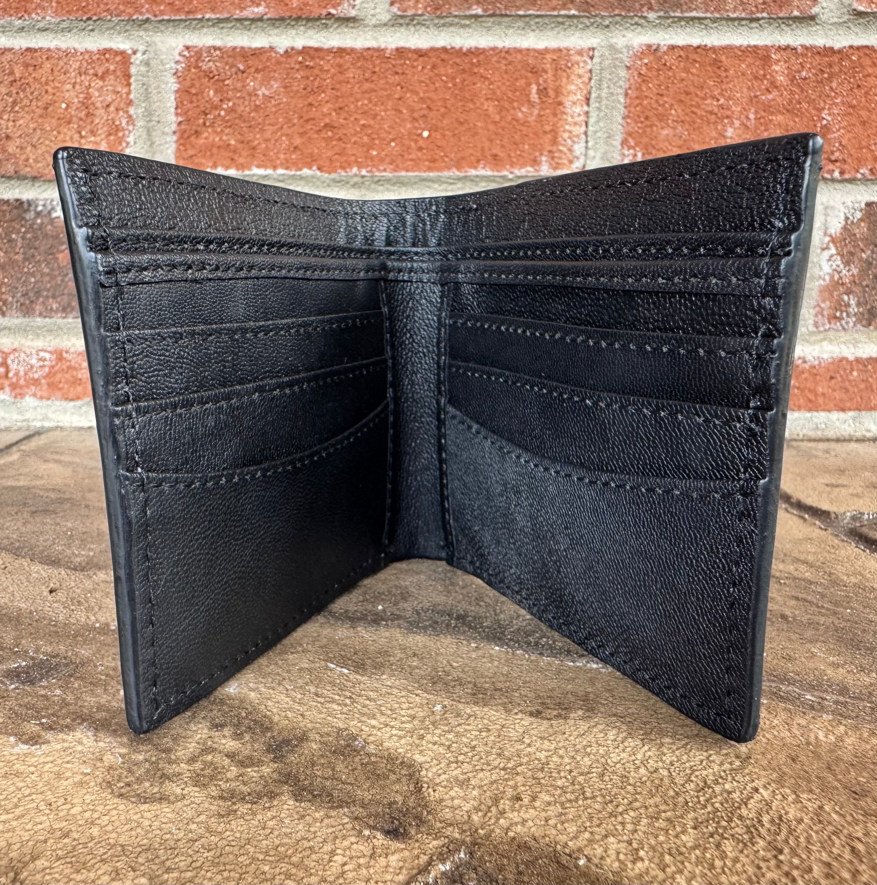 Tooled Leather Bifold Wallet
