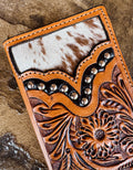 Men's Leather Checkbook Wallet