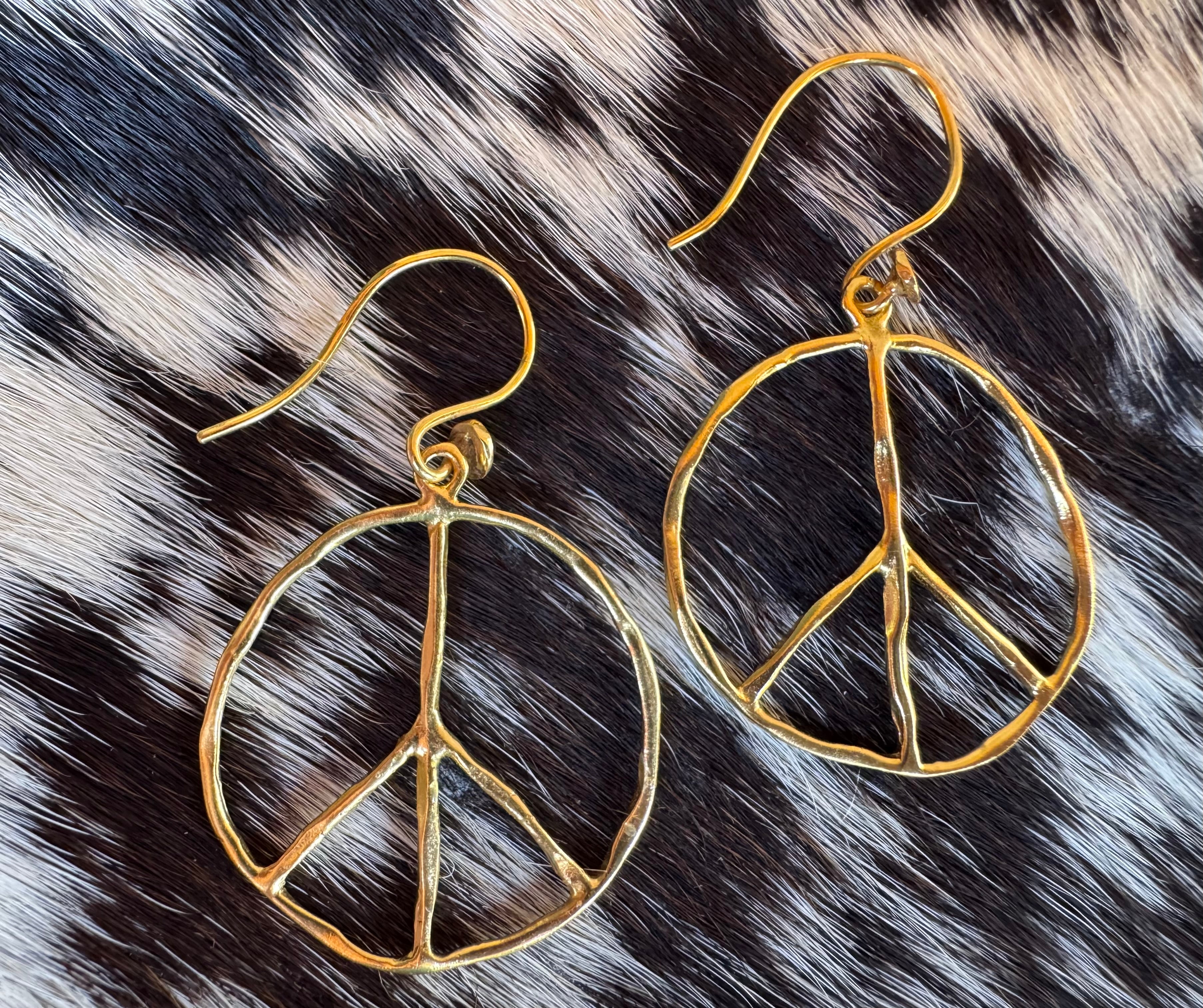 Peace Sign Earrings