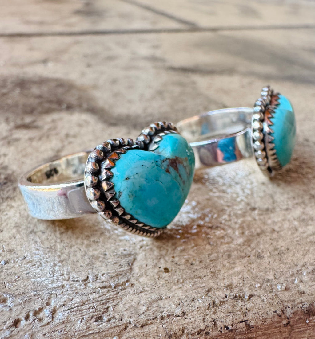 Turquoise Heart Ring
