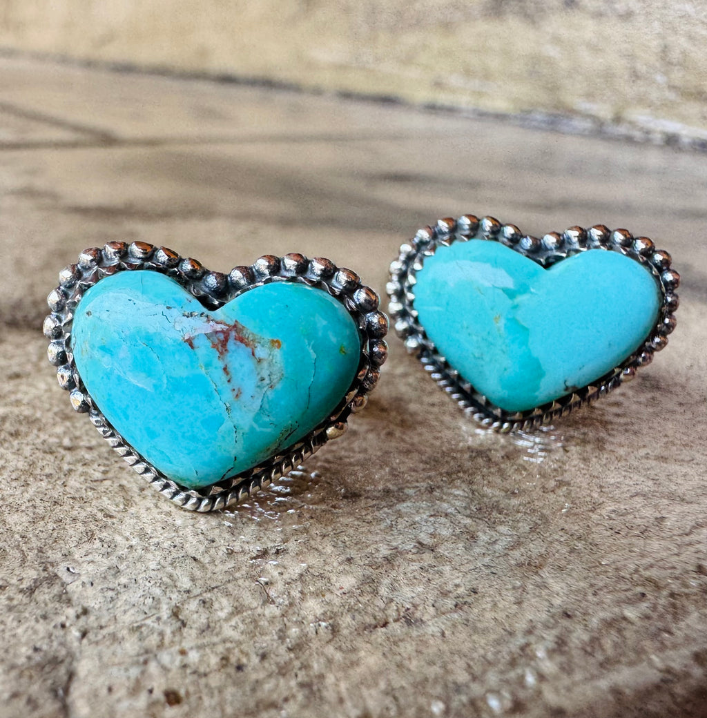 Turquoise Heart Ring