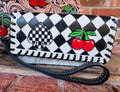 Spade and Cherry Wallet Wristlet