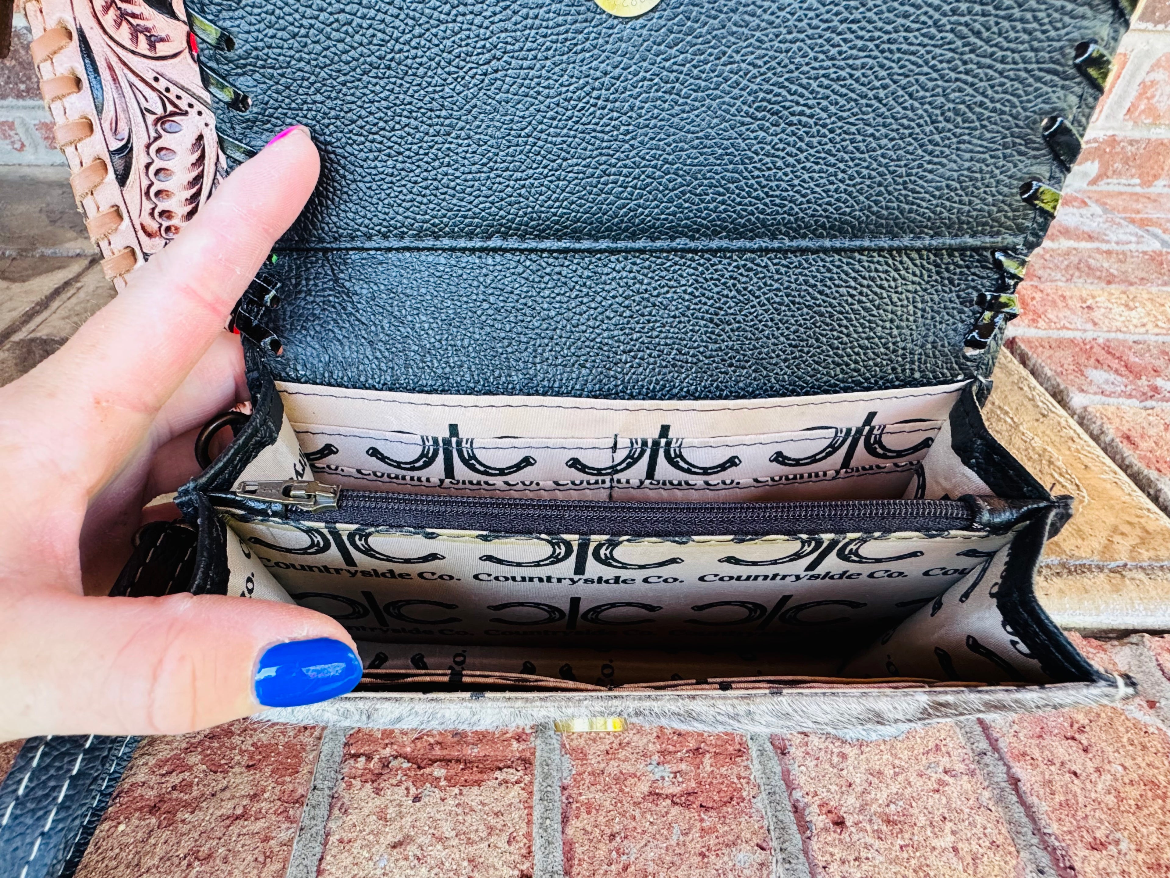 Spade and Cherry Wallet Wristlet