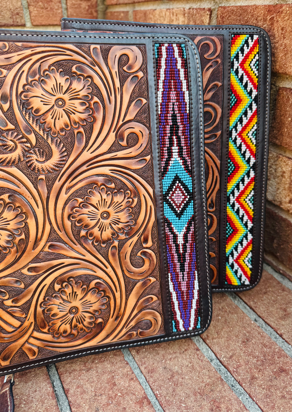 Tooled and Beaded Bible/Book Cover