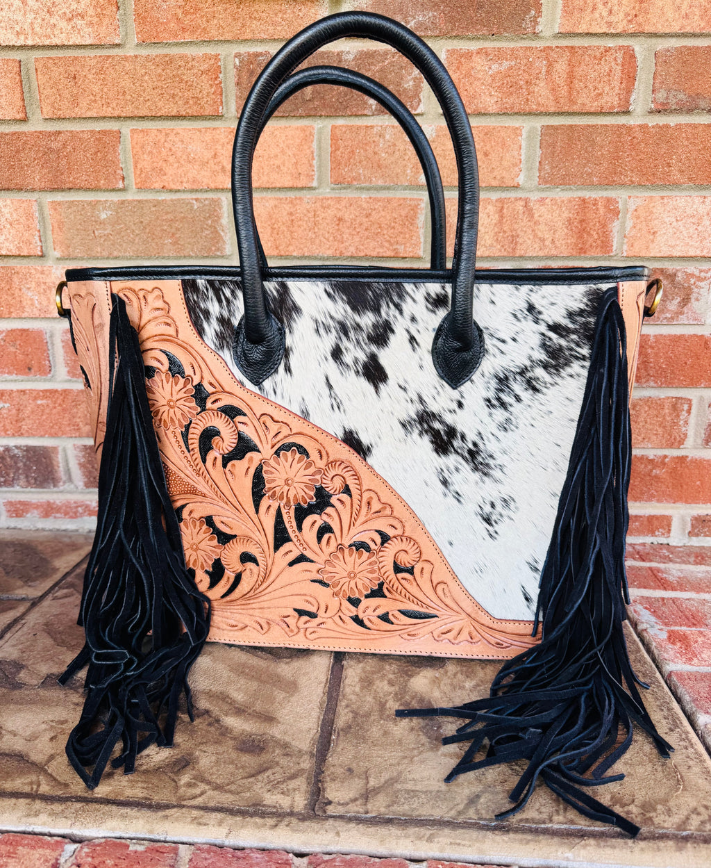 Western Heiress Cowhide Tote
