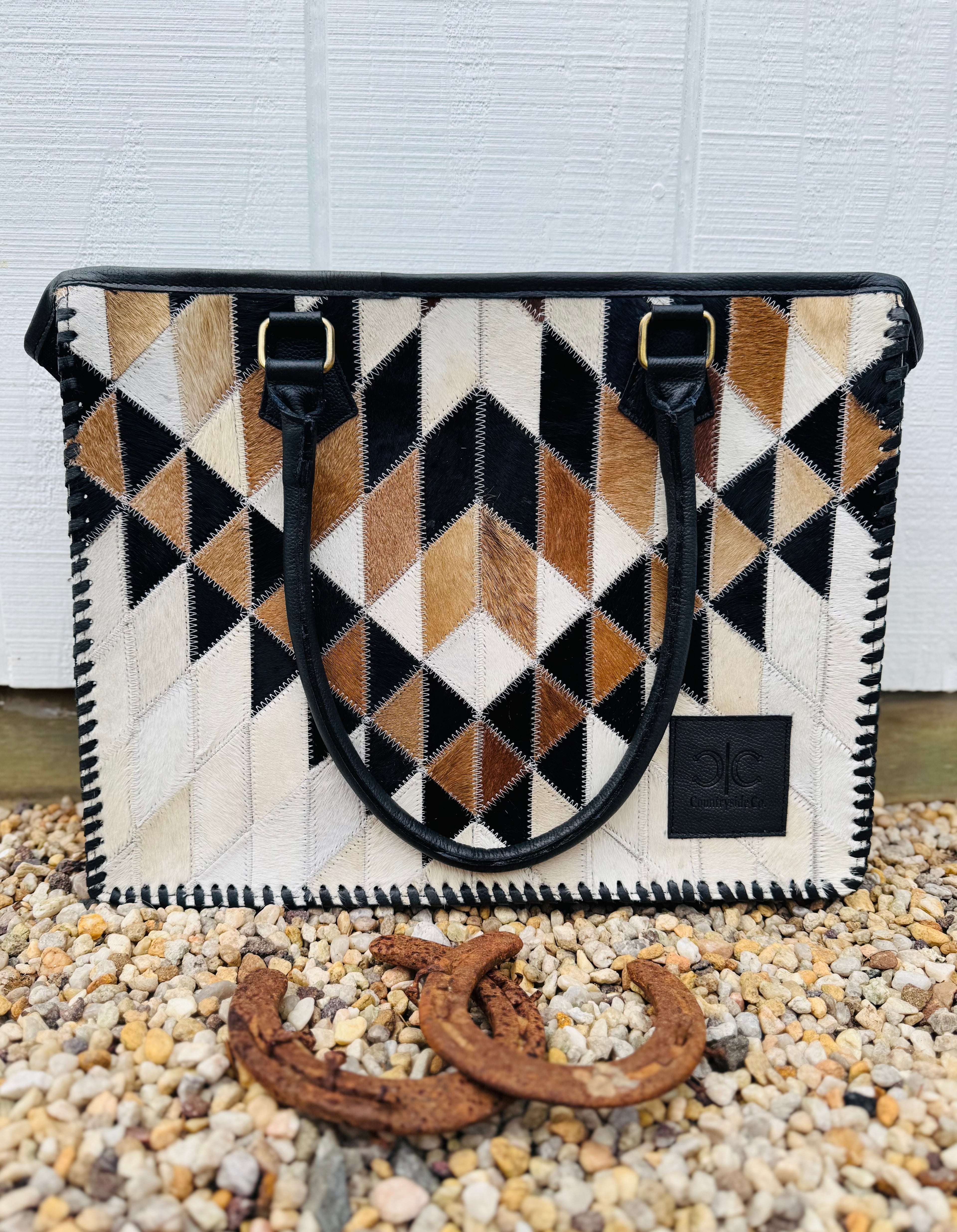Cora Cowhide Tote