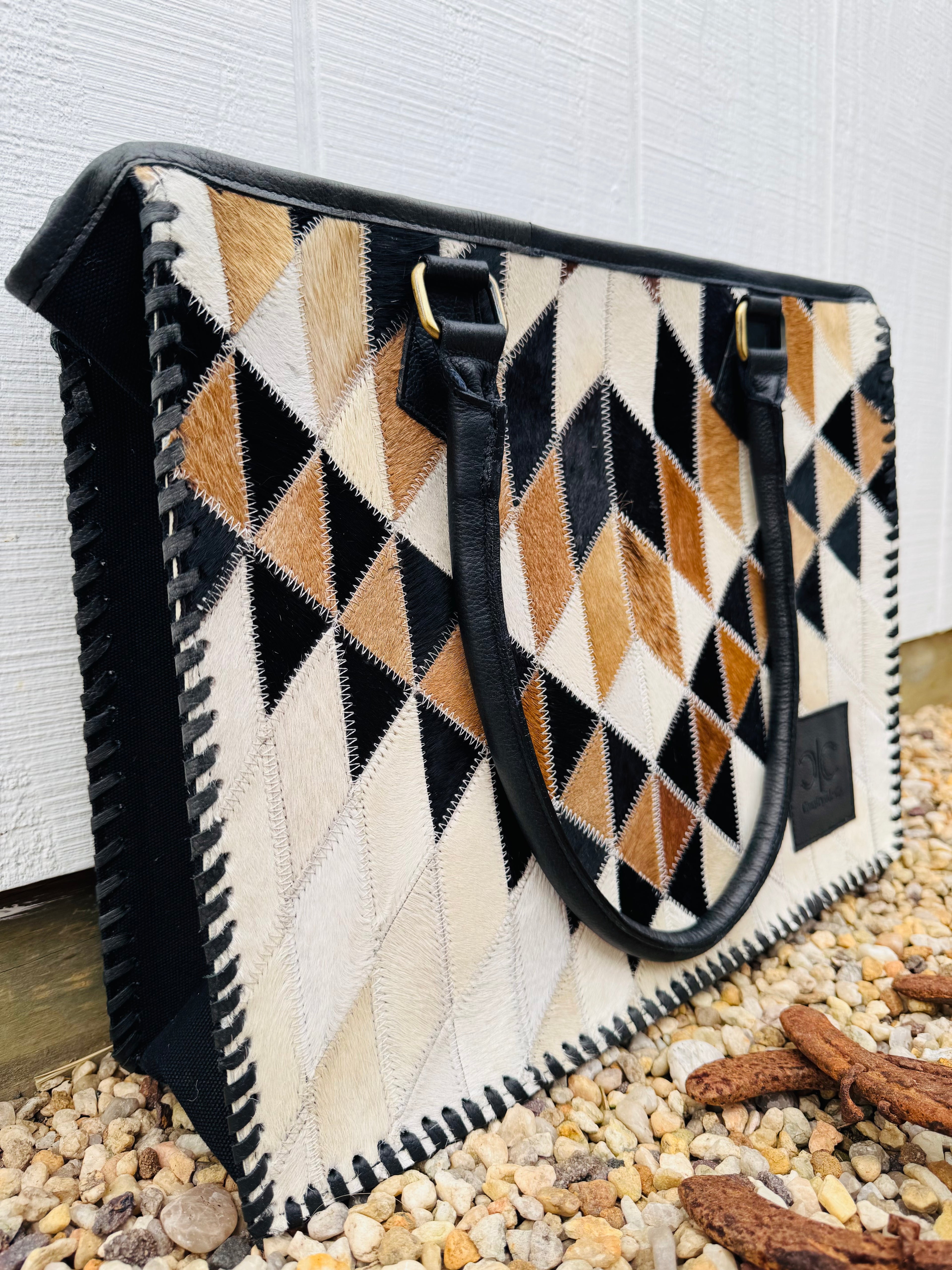 Cora Cowhide Tote