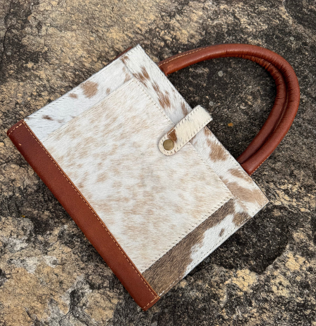 Cowhide Bible Cover Purse