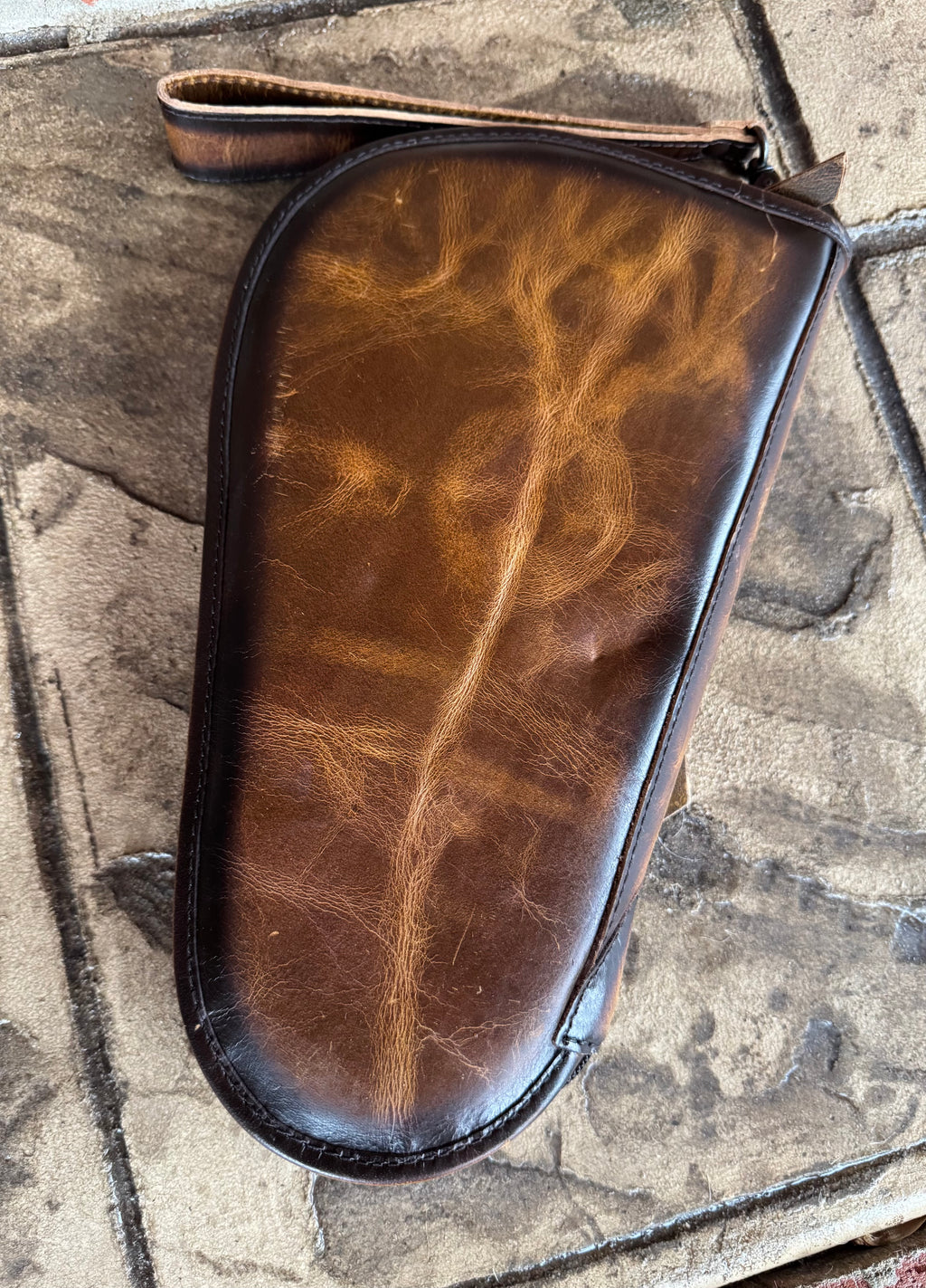 Rustic Leather Gun Carrying Case