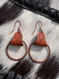 Leather and Rope Earrings