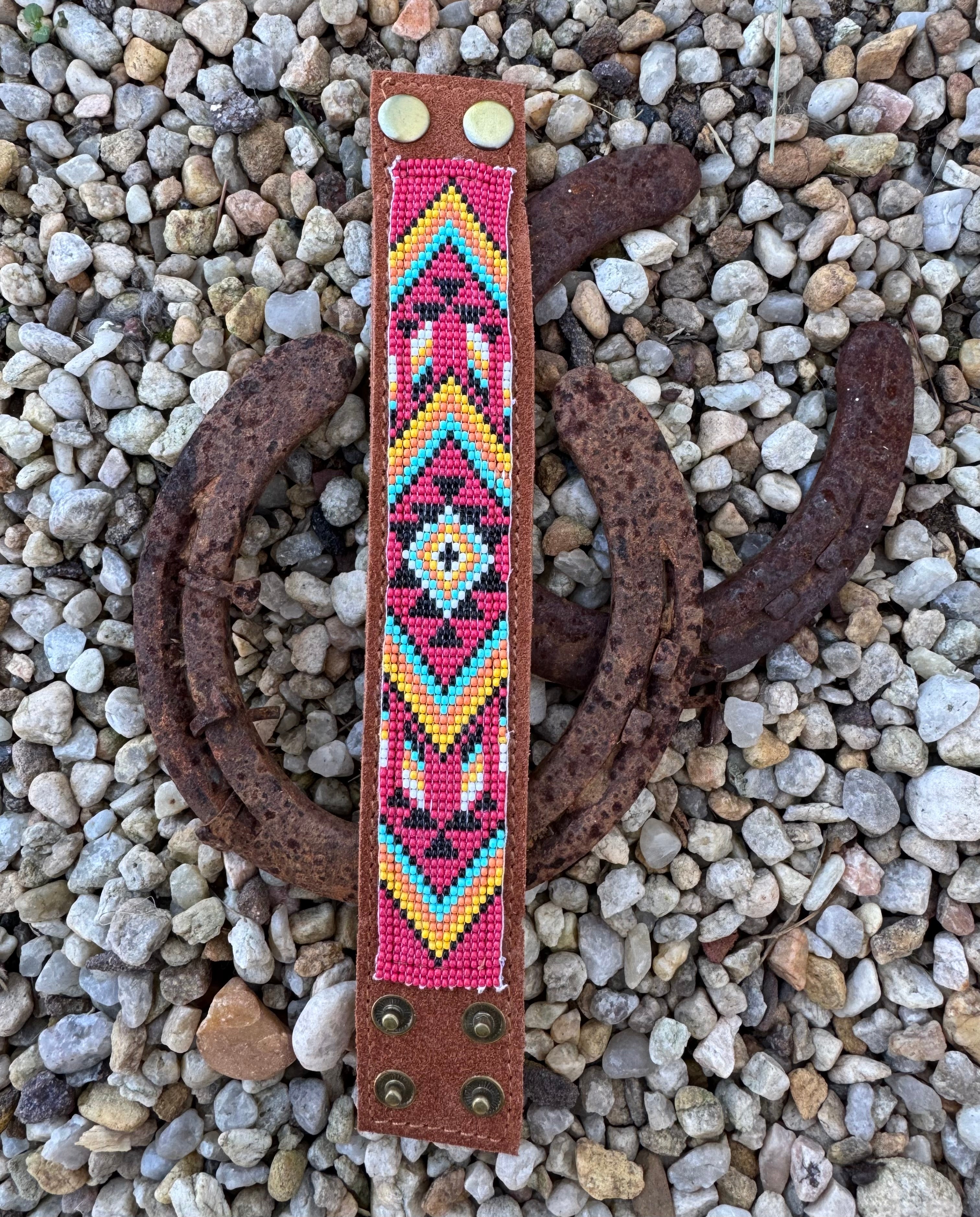 Western Aztec Seed Beed Cuff