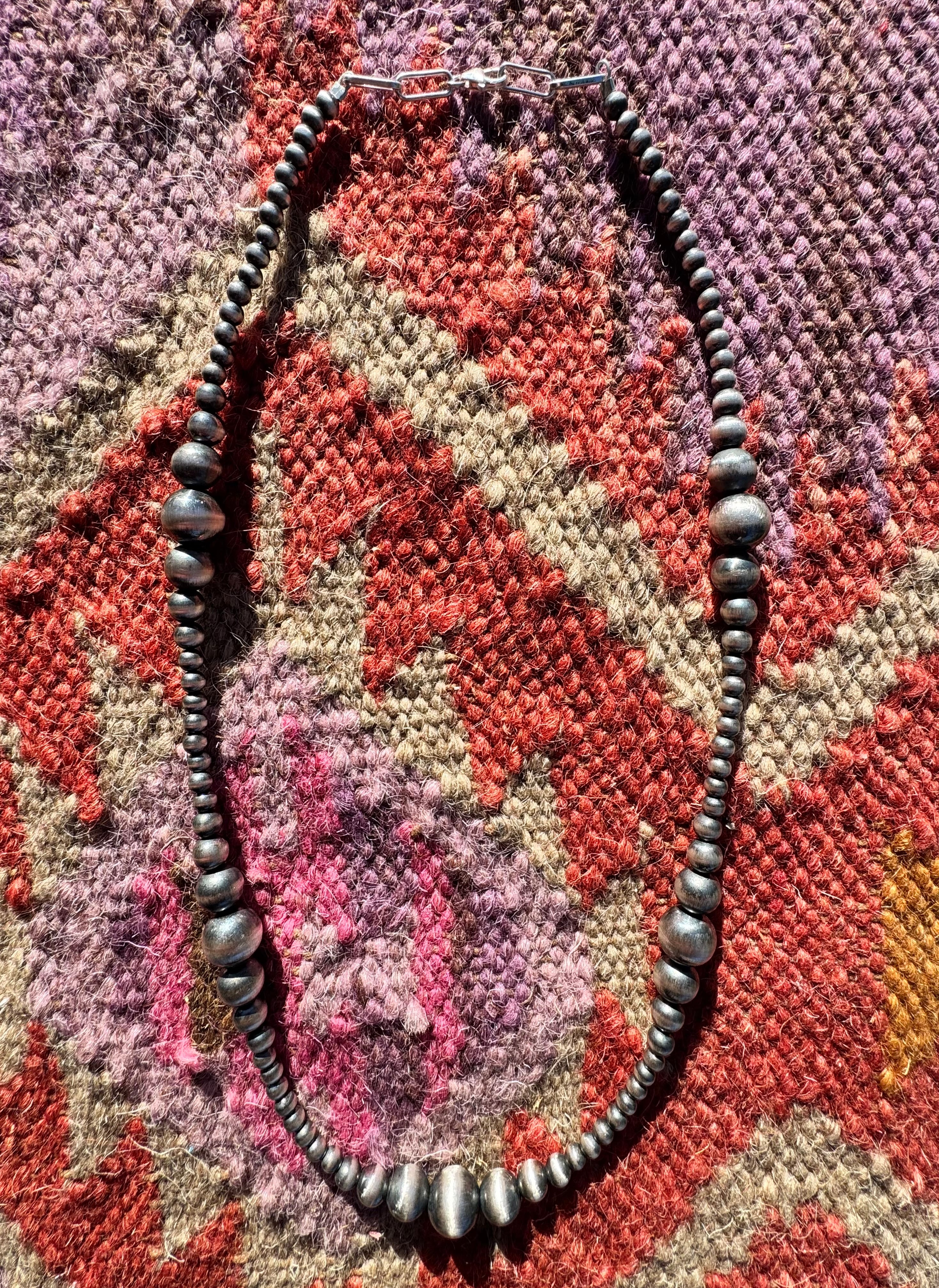 Graduated Navajo Pearl Necklace