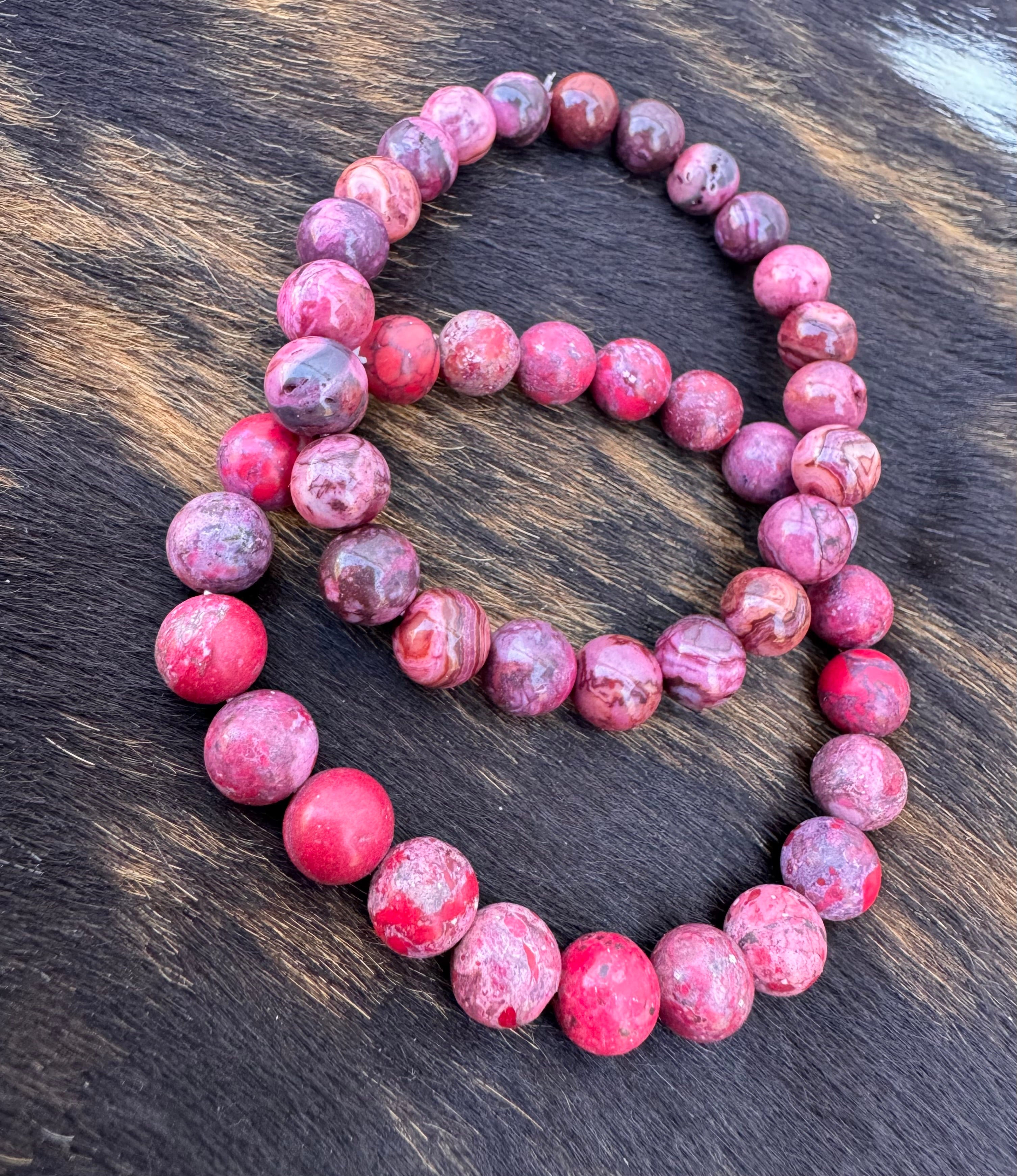 Pink Agate Bracelet