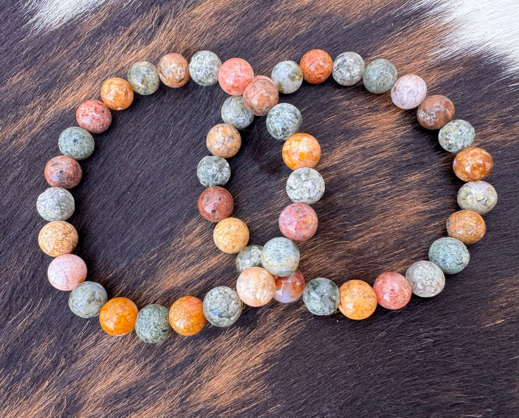 Ocean Jasper Beaded Bracelet