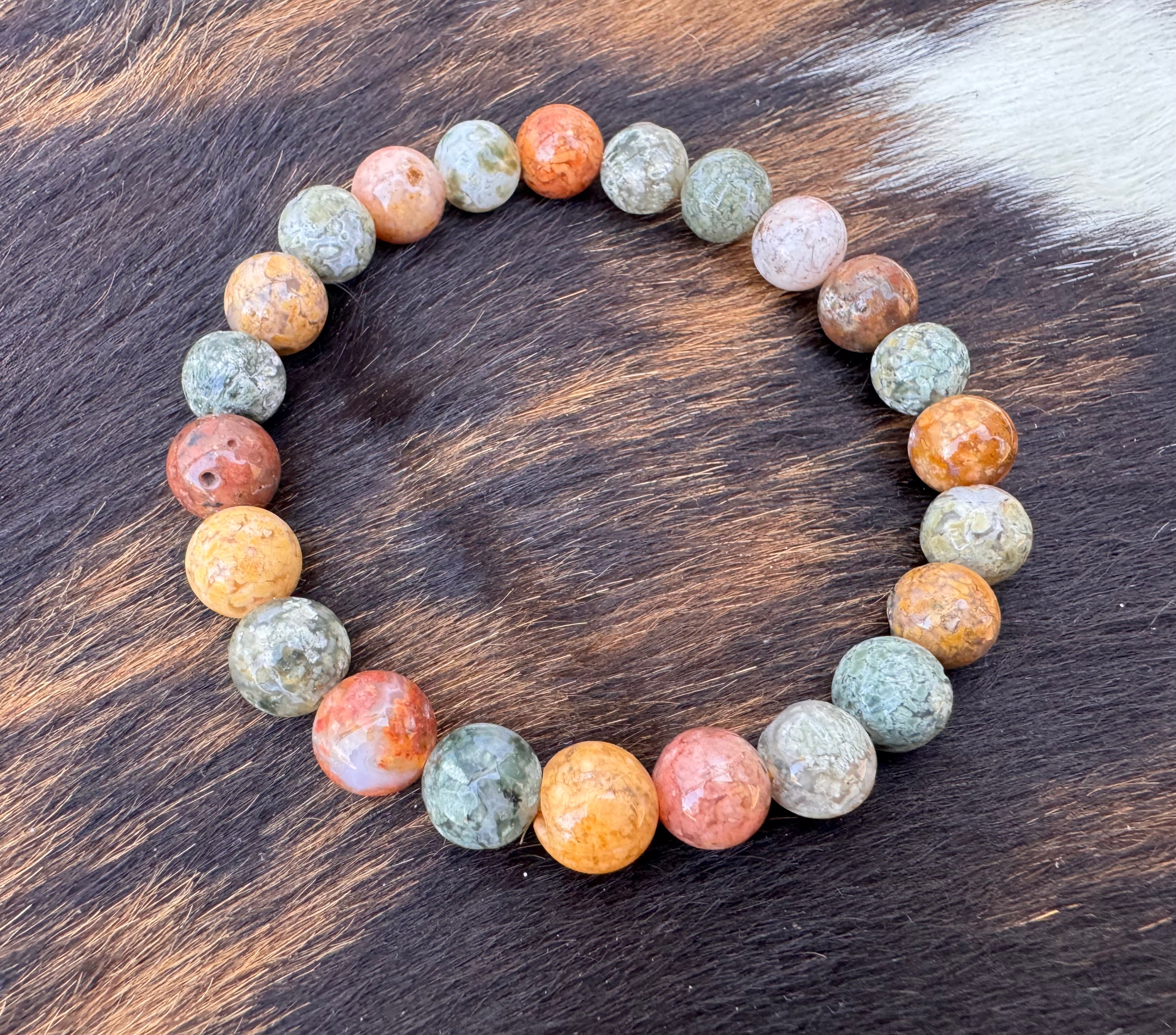 Ocean Jasper Beaded Bracelet