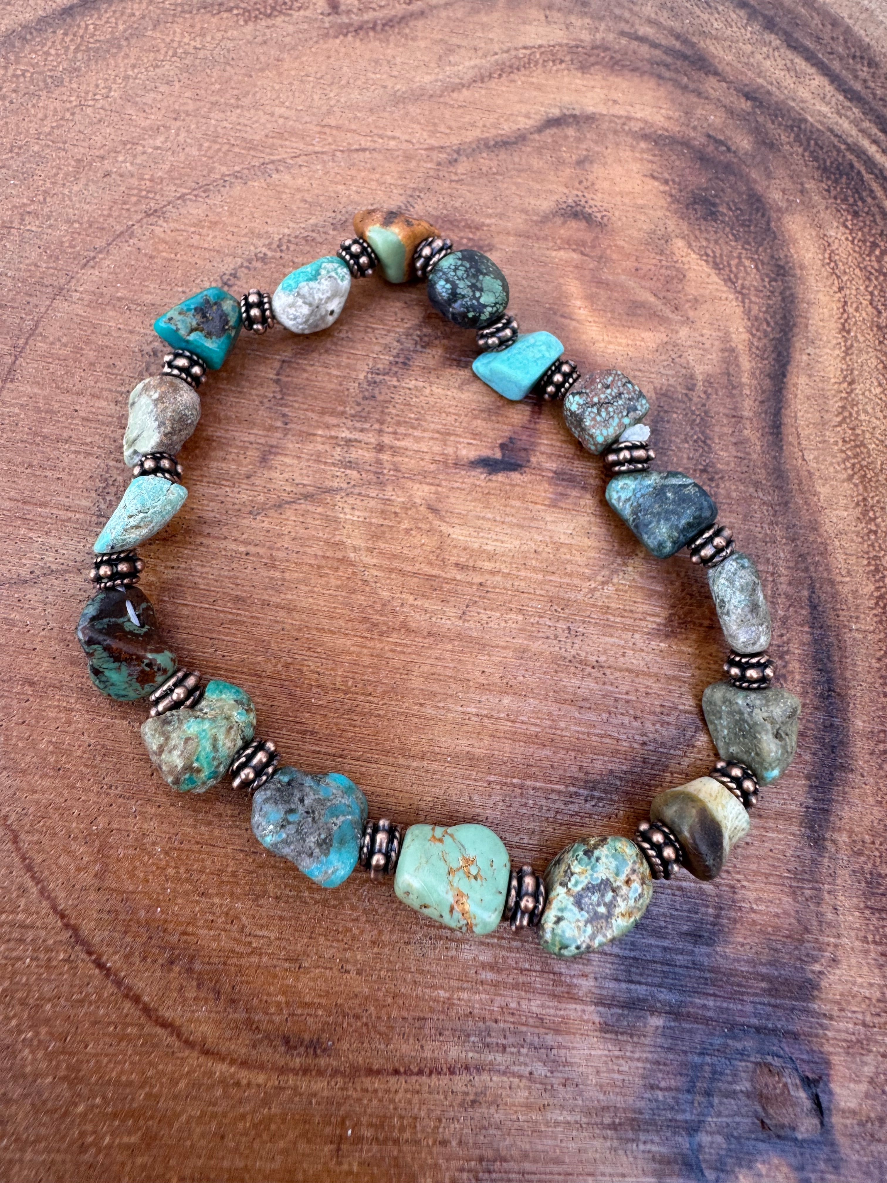 HuBei Turquoise and Copper Bracelet