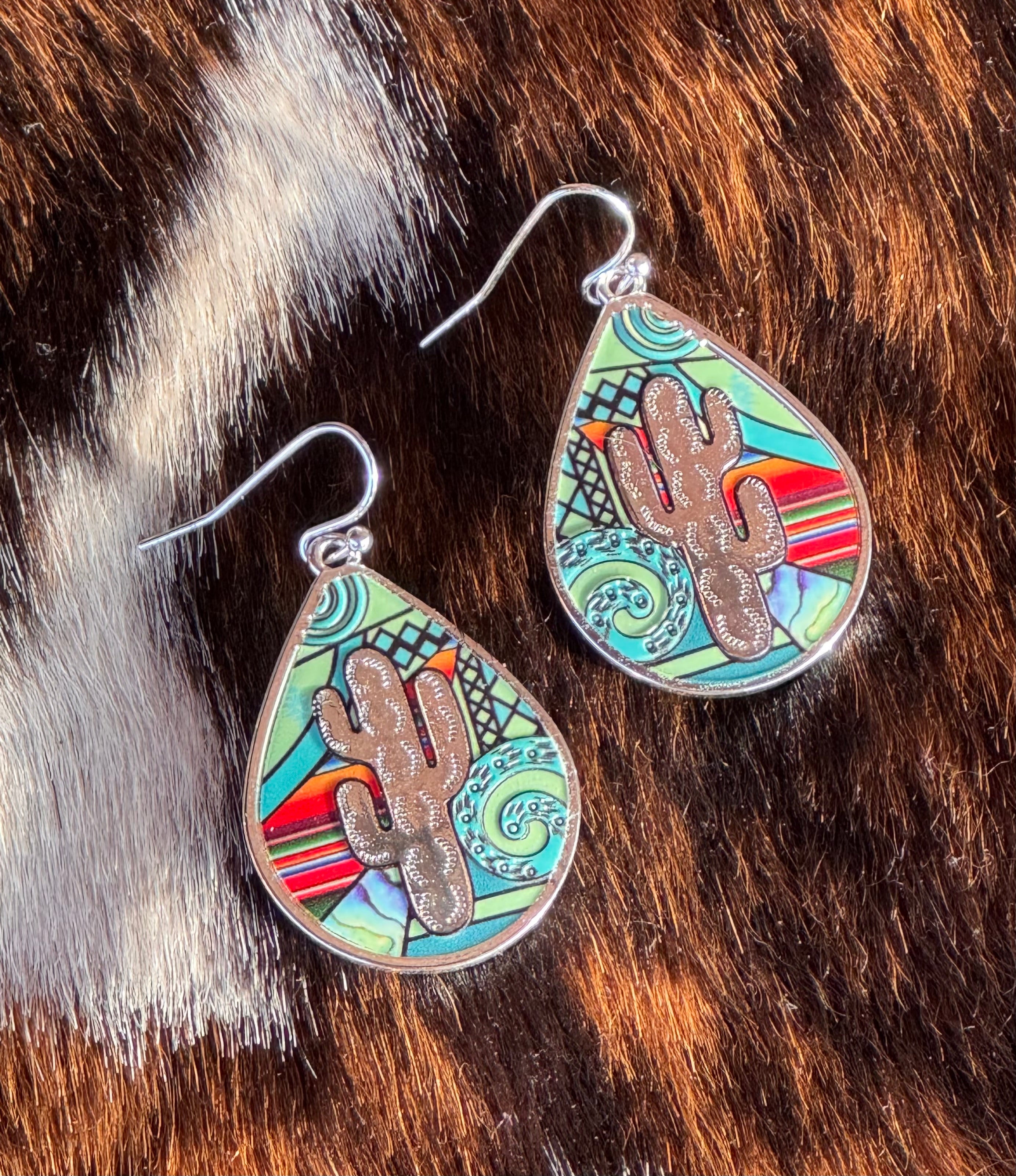 Southwest Cactus Earrings