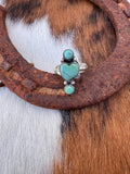 Turquoise Heart Ring