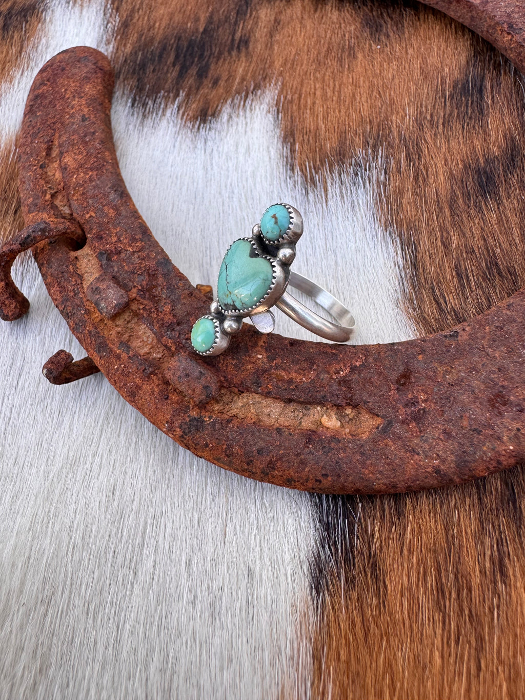 Turquoise Heart Ring