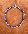 Navajo Pearl and Purple Spiney Oyster Bracelet