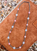 Opal Star And Navajo Pearl Necklace