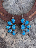 Half Concho Blossom Earrings