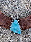 Western Triangle Turquoise Necklace