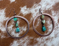 Copper Hoop Earrings