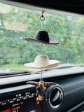 Cowboy Hat Rearview Mirror Charm