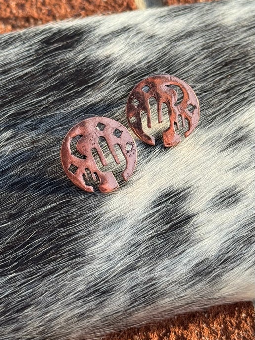 Desert Sky Copper Earrings