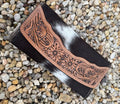 Chocolate and White Cowhide Wallet