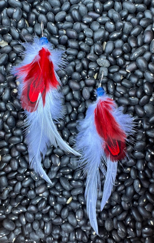 Independece Feather Earrings