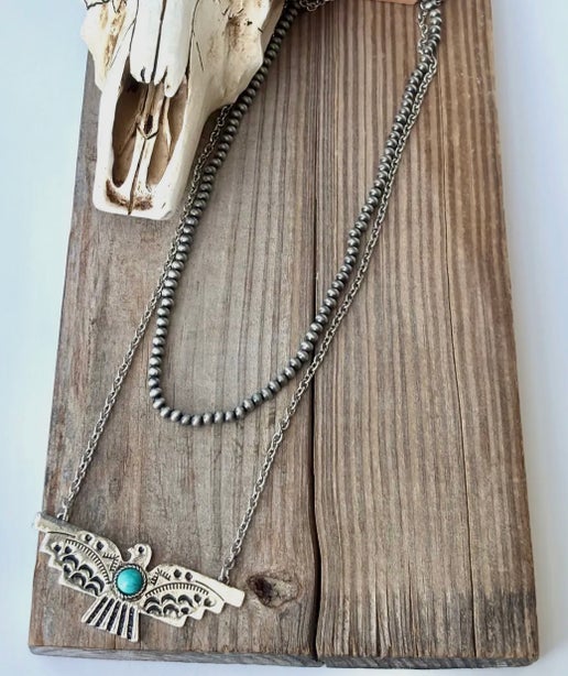 Layered Thunderbird Necklace