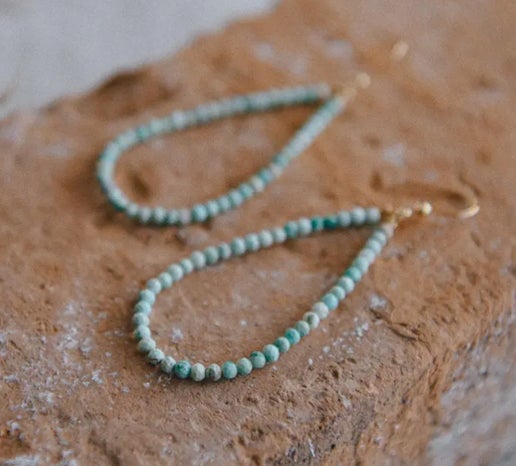 Turquoise Beaded Earrings