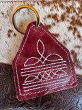 Rose Bootstitch Keychain