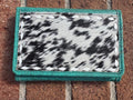 Turquoise Cowhide Wallet