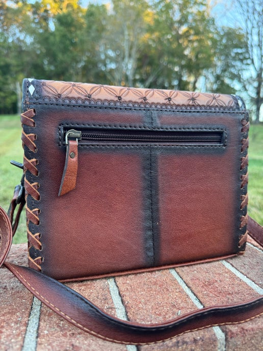 Old Western Cowhide Crossbody