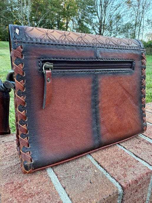 Old Western Leather Crossbody